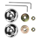2Set Gear Case Thrust Plate Gasket Collar Nut Kit Lawn Mower Brush Cutter Accessory - 45-Degree Angle