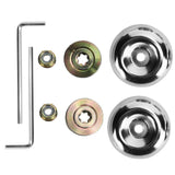 2Set Gear Case Thrust Plate Gasket Collar Nut Kit Lawn Mower Brush Cutter Accessory - Low Angle