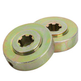 2Set Gear Case Thrust Plate Gasket Collar Nut Kit Lawn Mower Brush Cutter Accessory - Extra Image