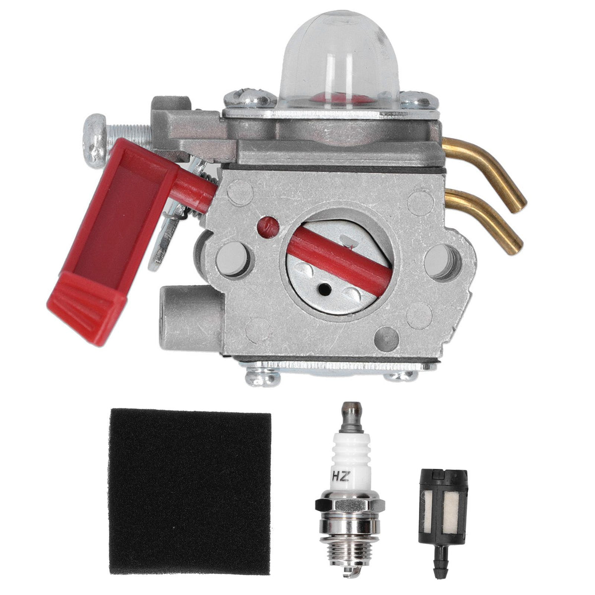 Carburetor Filter Sparking Plug Kit Fit for Homelite UT‑20760 UT‑20763 K100 Gardening Tool