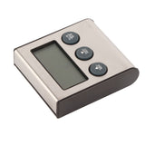 Digital Cooking Thermometer Timer LCD Display ℃/℉ W/Probe for Barbecue Meat BBQ Food - Close-Up Angle