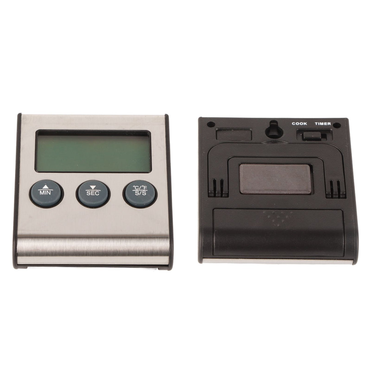 Digital Cooking Thermometer Timer LCD Display ℃/℉ W/Probe for Barbecue Meat BBQ Food