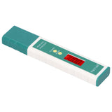 PH Meter Digital PH Tester Pen with Test Strip Function Thermometer for Drinking Pool Water - Front View