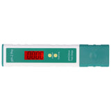 PH Meter Digital PH Tester Pen with Test Strip Function Thermometer for Drinking Pool Water - 45-Degree Angle