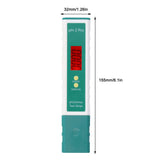PH Meter Digital PH Tester Pen with Test Strip Function Thermometer for Drinking Pool Water - Extra Image