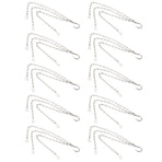 10Pcs Hanging Chain with Hooks Single 8-Strand Iron Garden Flower Pot Plant Hangers Replacement