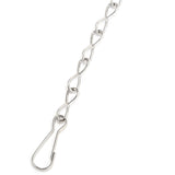10Pcs Hanging Chain with Hooks Single 8-Strand Iron Garden Flower Pot Plant Hangers Replacement