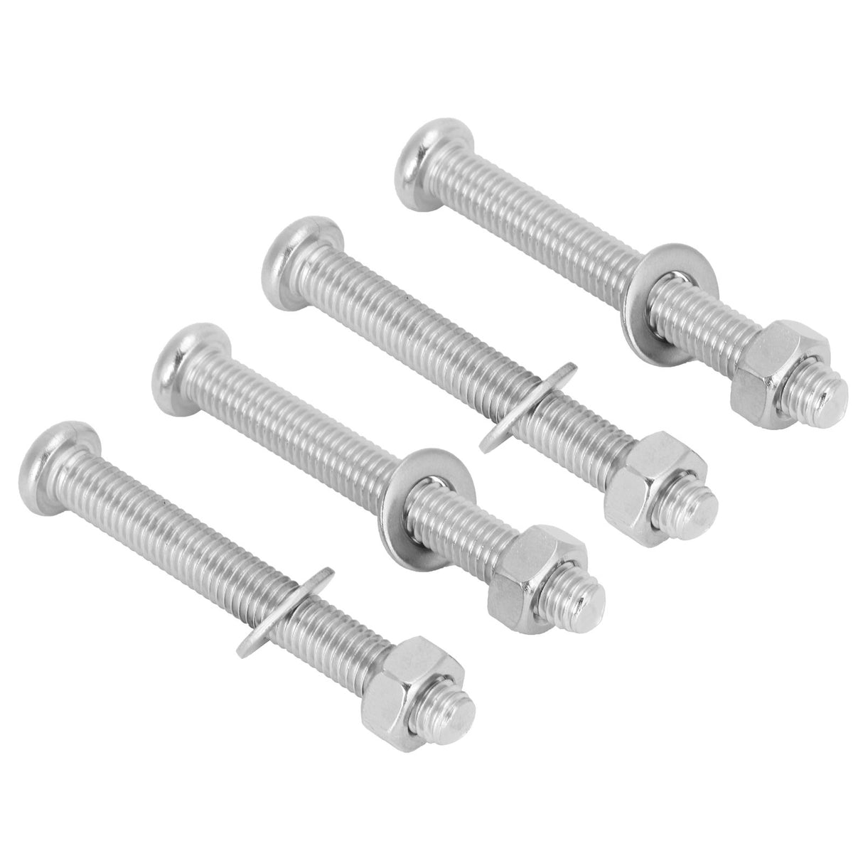 4 Sets Swimming Pool Step Fastener Bolts Nut Underwater Ladder Replacement Parts 7mm