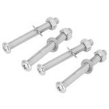4 Sets Swimming Pool Step Fastener Bolts Nut Underwater Ladder Replacement Parts 7mm