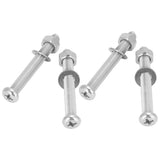 4 Sets Swimming Pool Step Fastener Bolts Nut Underwater Ladder Replacement Parts 7mm - Top-Down View