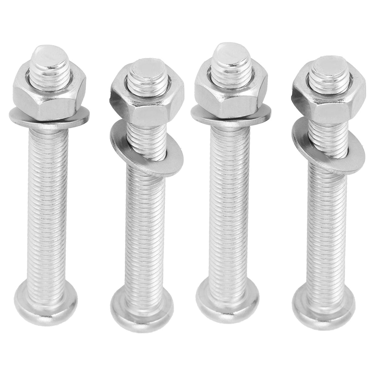 4 Sets Swimming Pool Step Fastener Bolts Nut Underwater Ladder Replacement Parts 7mm