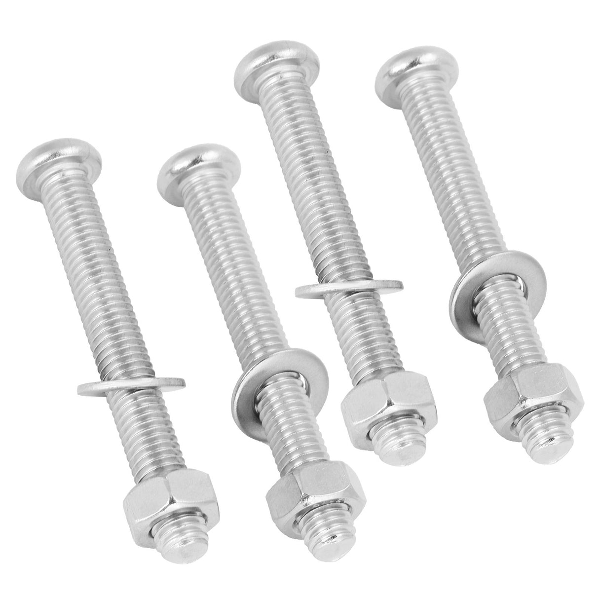 4 Sets Swimming Pool Step Fastener Bolts Nut Underwater Ladder Replacement Parts 7mm
