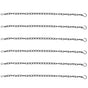 6Pcs Garden Planter Hanging Chain Flower Pot Basket Replacement Iron Sling Chain with Hook