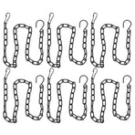 6Pcs Garden Planter Hanging Chain Flower Pot Basket Replacement Iron Sling Chain with Hook
