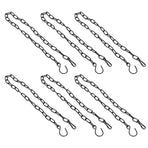 6Pcs Garden Planter Hanging Chain Flower Pot Basket Replacement Iron Sling Chain with Hook