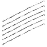 6Pcs Garden Planter Hanging Chain Flower Pot Basket Replacement Iron Sling Chain with Hook - Low Angle