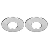 2Pcs Swimming Pool Ladder Escutcheon Cover Plate for 4.2cm Ladder Pipe Pool Hand Rail Replacement Parts - Front View