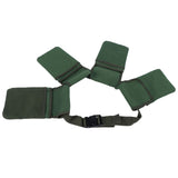 Garden Tool Storage Bag Waist Belt Hanging Pouch 4‑Pockets Organizer Gardening Supplies - Front View