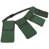 Garden Tool Storage Bag Waist Belt Hanging Pouch 4‑Pockets Organizer Gardening Supplies - Side View