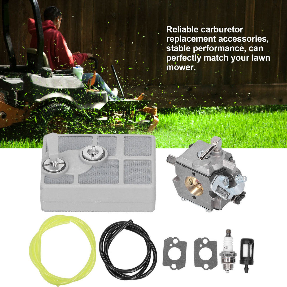 Aluminium Alloy Carburetor Air Fuel Filter Kit 11131201603 Fit for STIHL 030AV 031AV 032AV
