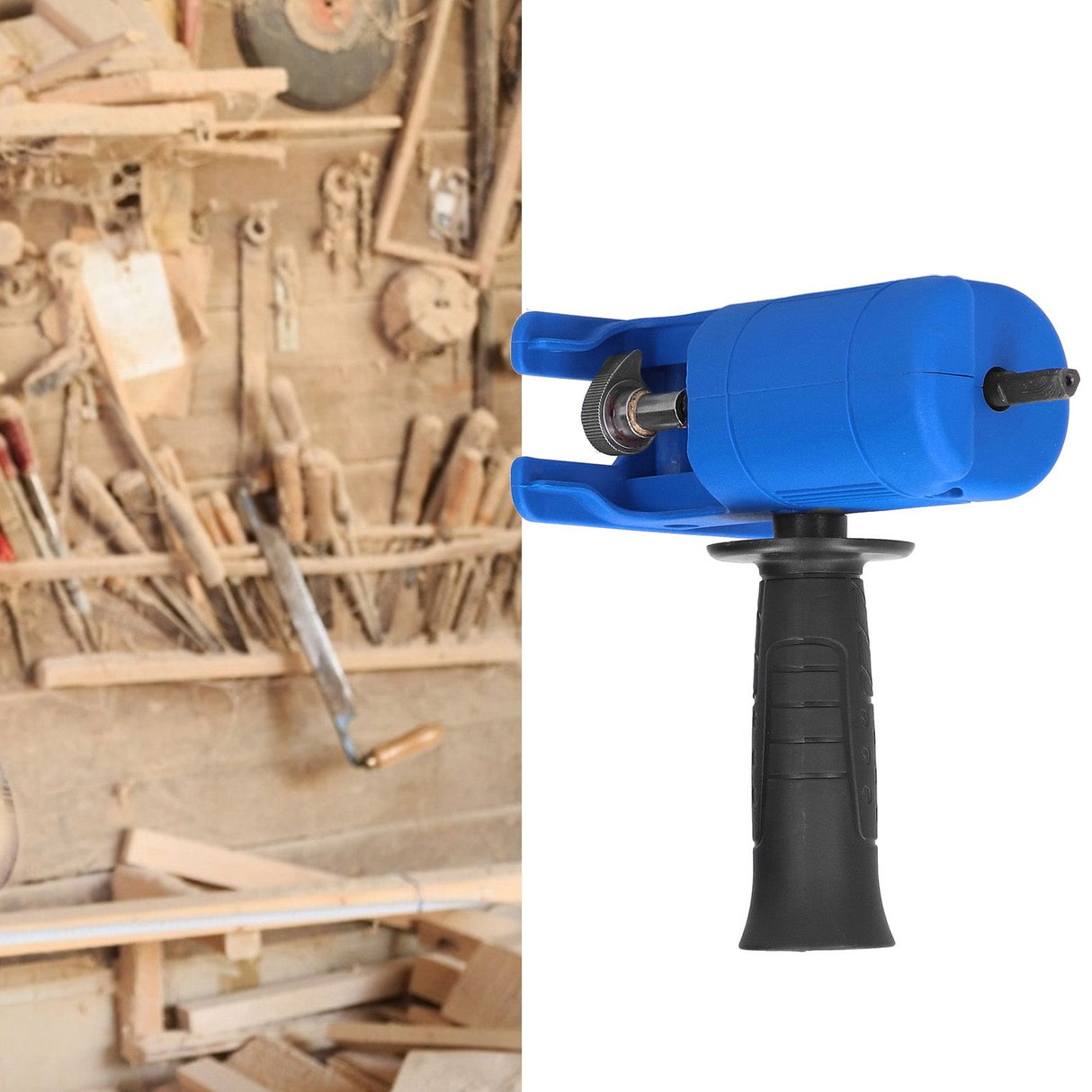 Household Reciprocating Saw Electric Drill Modified to Jig Saw Portable Tool for Woodworking Plastic Cutting