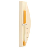 Sauna Hourglass 15Minutes Sauna Room Sand Clock Glass Timer WallMounted Wooden Hourglass