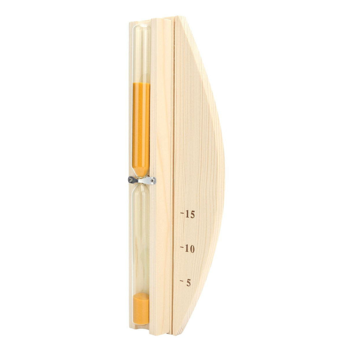 Sauna Hourglass 15Minutes Sauna Room Sand Clock Glass Timer WallMounted Wooden Hourglass
