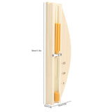 Sauna Hourglass 15Minutes Sauna Room Sand Clock Glass Timer WallMounted Wooden Hourglass - Extra Image