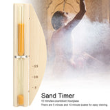 Sauna Hourglass 15Minutes Sauna Room Sand Clock Glass Timer WallMounted Wooden Hourglass