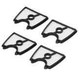 4pcs Plastic Air Filter Replacement Wear Resistant for Husqvarna 125B 125BVX 125BX - Top-Down View