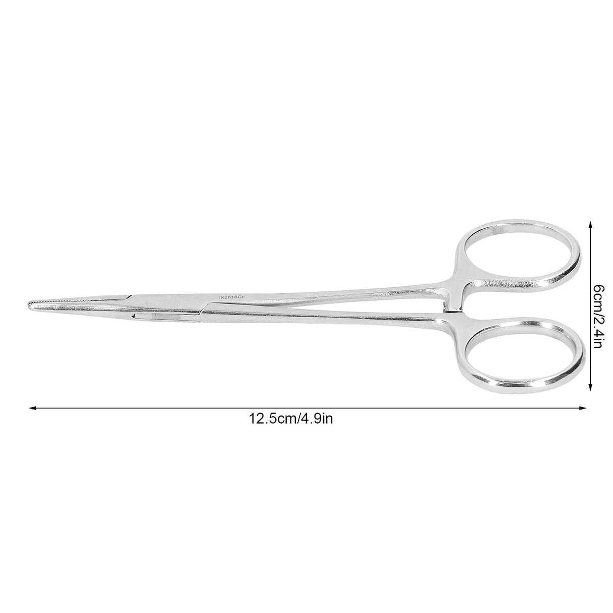 12.5cm Hemostatic Forceps Stainless Steel Pet Hair Puller Fishing Lock Plier for Livestock