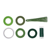 8Pcs set Flower Arrangement Kit Floral DoubleSided Tape Wire Cutter for Bouquet Stem Wrapping