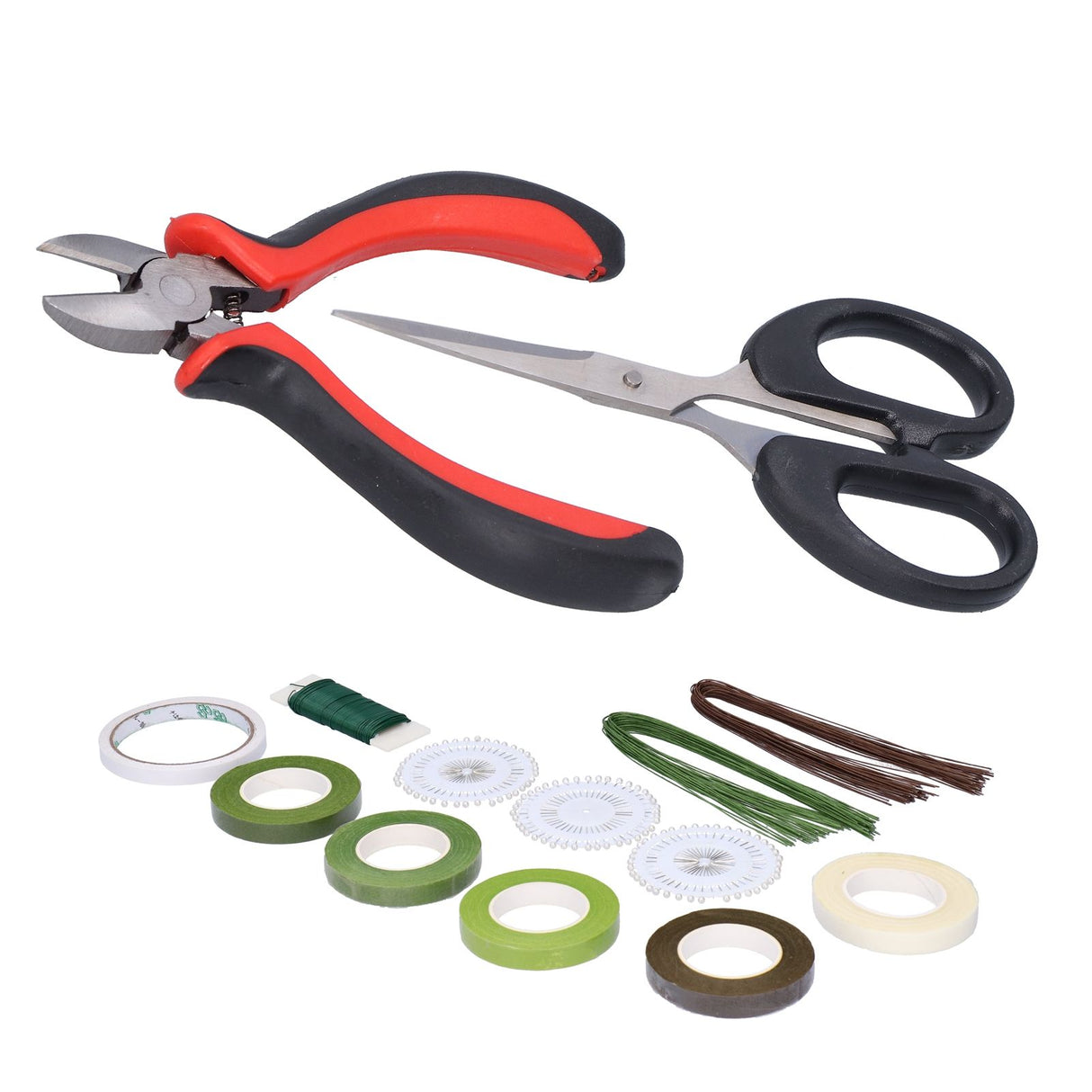 14Pcs set DIY Floral Tool Set Band DoubleSided Adhesive Tape Paint Line Flower Arrangement Tool