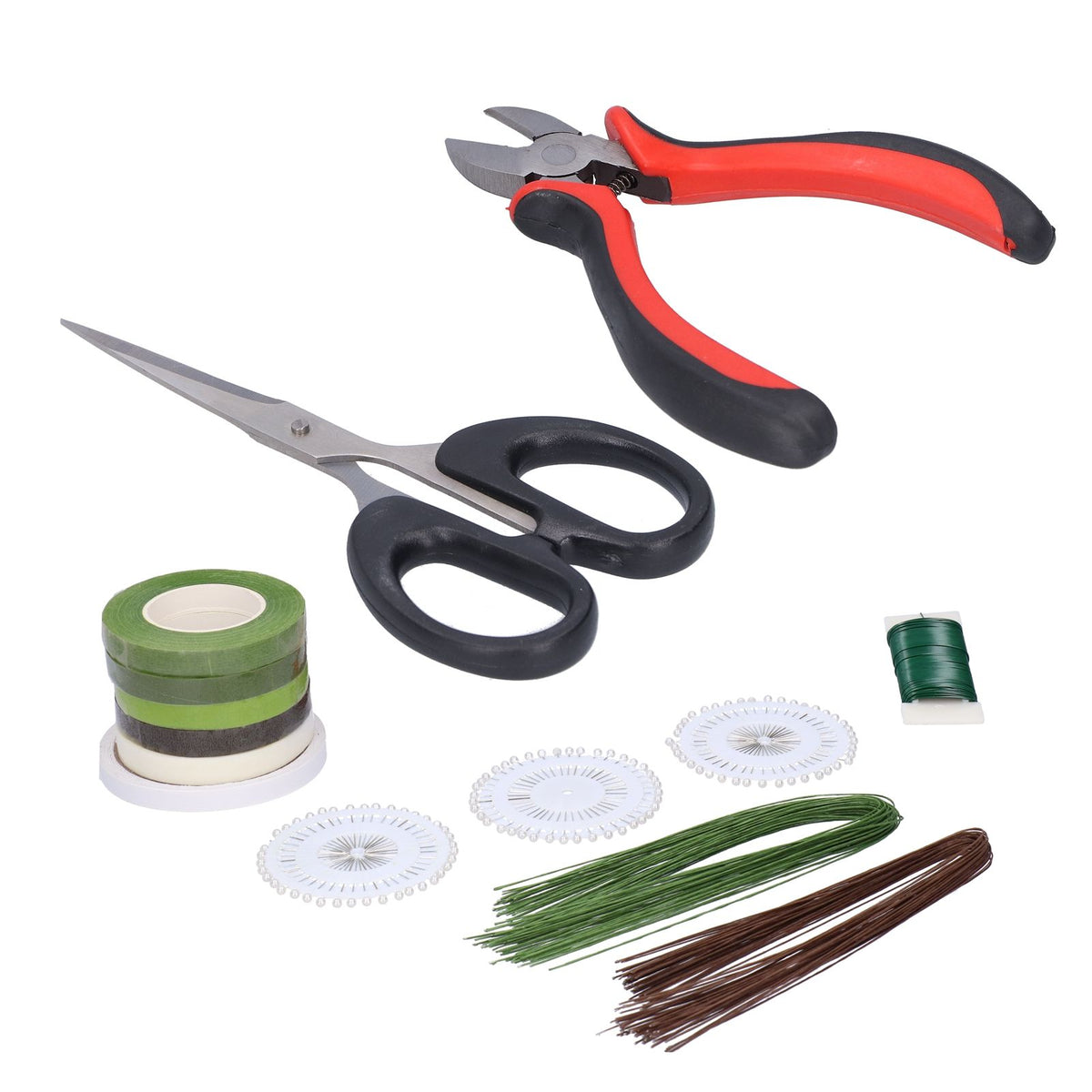 14Pcs set DIY Floral Tool Set Band DoubleSided Adhesive Tape Paint Line Flower Arrangement Tool