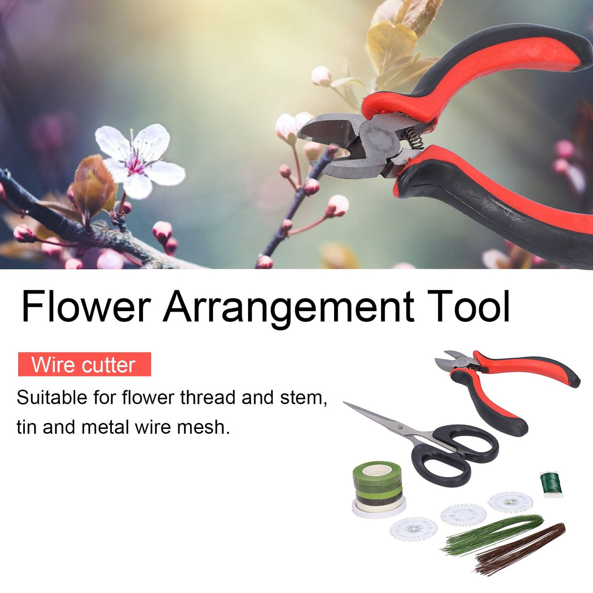 14Pcs set DIY Floral Tool Set Band DoubleSided Adhesive Tape Paint Line Flower Arrangement Tool