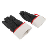 BBQ Gloves High Temperature Resistance 500℃ Waterproof Acid and Alkali Resistant Garden GlovesBlack 14in - 45-Degree Angle