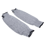 1 Pair 45cm Arm Protection Sleeve 5 Protection Grade Cut Resistant Safety Arm Guard for Garden