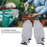 1 Pair 45cm Arm Protection Sleeve 5 Protection Grade Cut Resistant Safety Arm Guard for Garden - Extra Image