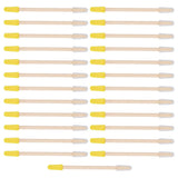 25PCS Beekeeping Double‑Headed Bamboo Plastic Picking Pen Bee Milk Pulp Taking Apiculture Tools