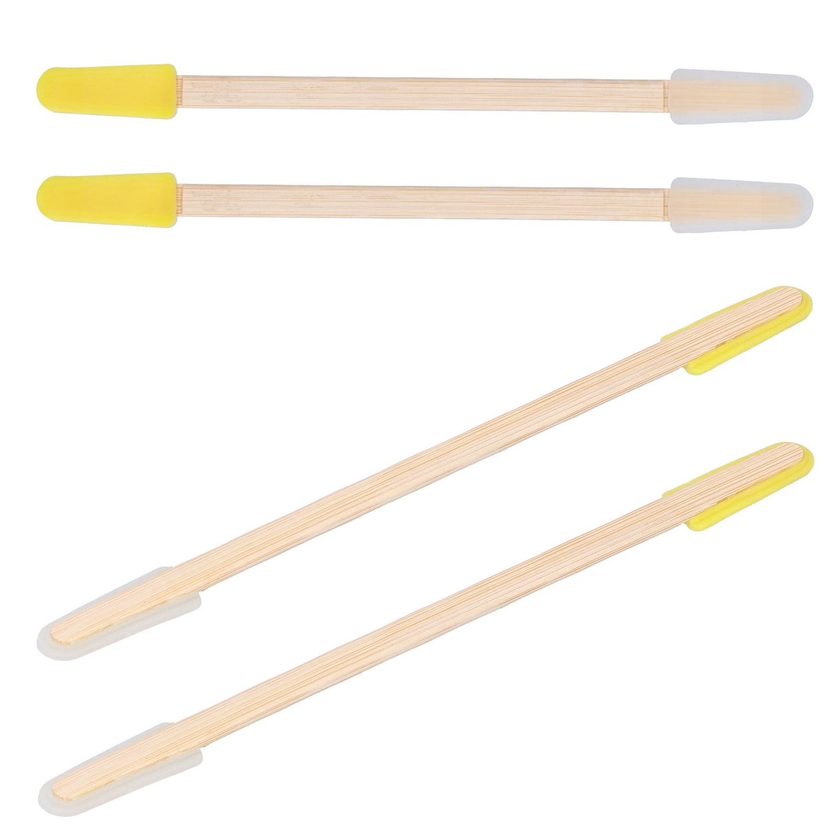 25PCS Beekeeping Double‑Headed Bamboo Plastic Picking Pen Bee Milk Pulp Taking Apiculture Tools
