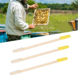 25PCS Beekeeping Double‑Headed Bamboo Plastic Picking Pen Bee Milk Pulp Taking Apiculture Tools - Extra Image