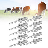 10pcs Ear Tag Pin Stainless Steel Livestock Ear Tag Plier Accessory for Cattle Pig Sheep - Extra Image