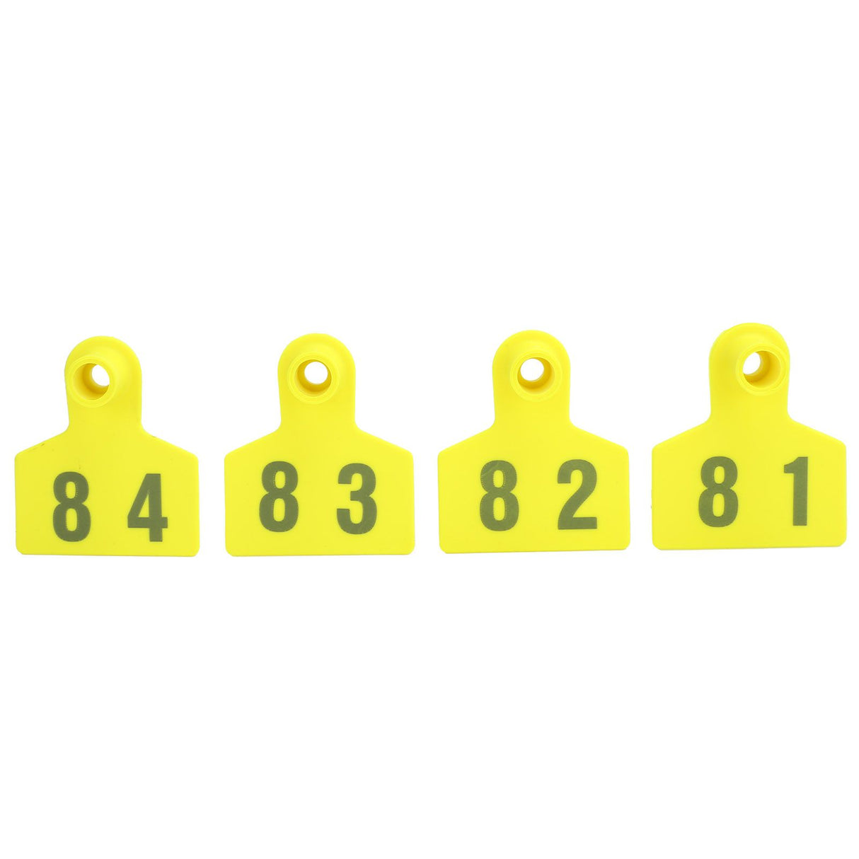 No.001‑100 Farm Pig Ear Tag Livestock Ear Tag Labels Set Poultry Breeding Supplies