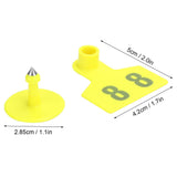 No.001‑100 Farm Pig Ear Tag Livestock Ear Tag Labels Set Poultry Breeding Supplies