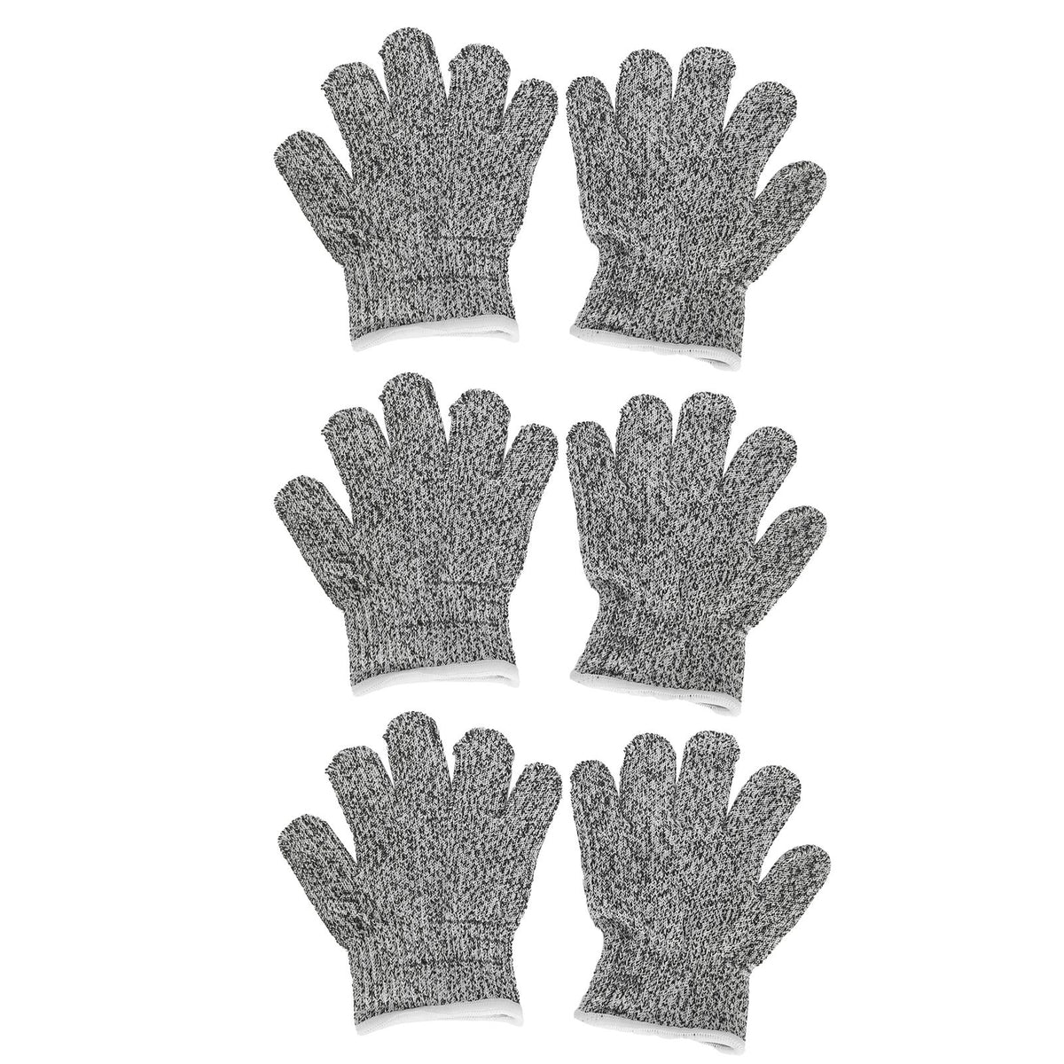 3 Pairs Cut Resistant Gloves Children Gardening Outdoor Activities Cut Proof Work Gloves