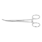 Hemostatic Forceps 14cm Stainless Steel Curved Tip Pliers Pet Hair Tweezers Livestock Supply