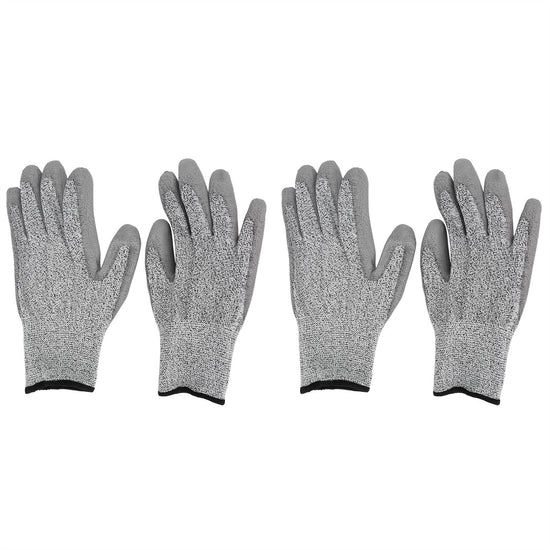 2pairs Waterproof Gardening Gloves Cut Resistant Reusable Working Protective Gloves