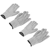 2pairs Waterproof Gardening Gloves Cut Resistant Reusable Working Protective Gloves - Front View