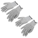 2pairs Waterproof Gardening Gloves Cut Resistant Reusable Working Protective Gloves - Side View