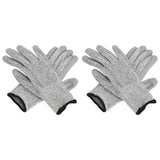 2pairs Waterproof Gardening Gloves Cut Resistant Reusable Working Protective Gloves